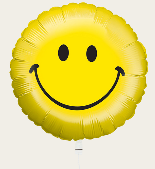 Ballon Smiley Geel