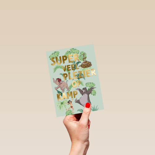 Disney Junglebook op kamp kaart