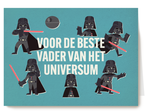 Voor de beste vader van het universum Star Wars