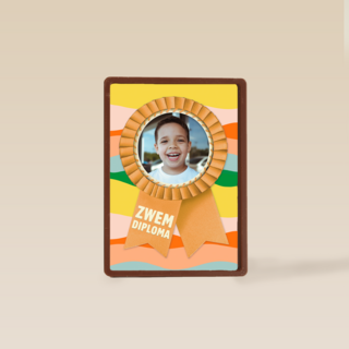zwemdiploma fotokaart lintje
