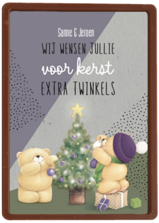 kerstkaart wij wensen jullie voor kerst extra twinkels