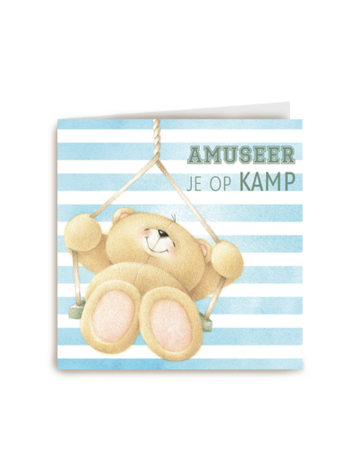 op kamp kaart van forever friends amuseer je op kamp