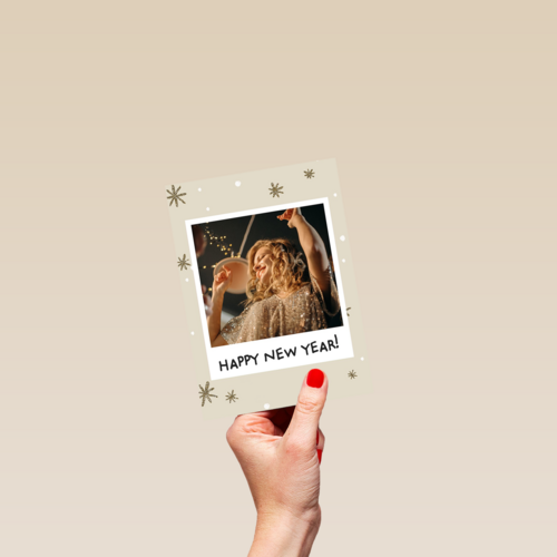 nieuwjaar fotokaart sterren