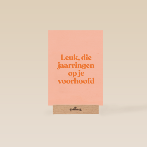 verjaardag kaart andc leuk die jaarringen op je voorhoofd