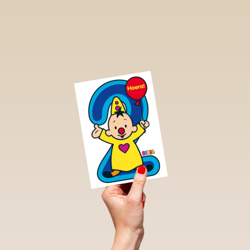 Bumba verjaardagskaart 2 jaar
