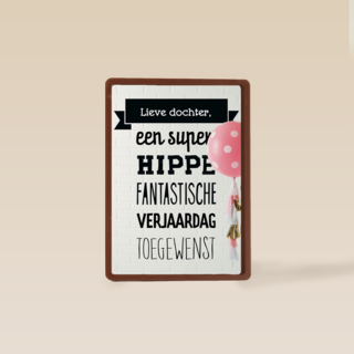 super hippe fantastische verjaardag