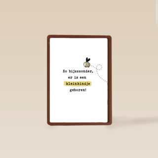 Geboortefelicitatie zo bijzzzonder een kleinkind