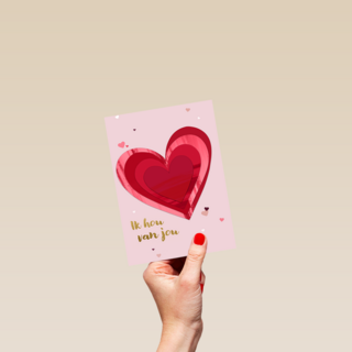 Valentijn Ik hou van jou hart