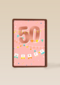Verjaardagskaart happy 50