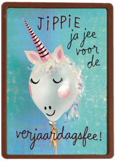 prodo design jippie ja jee voor de verjaardagfee