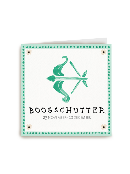 sterrenbeeld kaart boogschutter kader