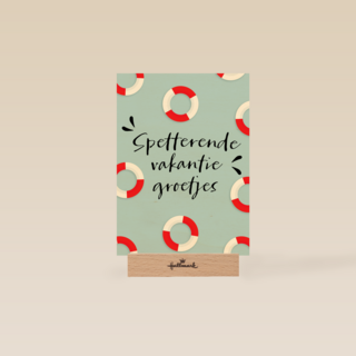 spetterende vakantie groetjes