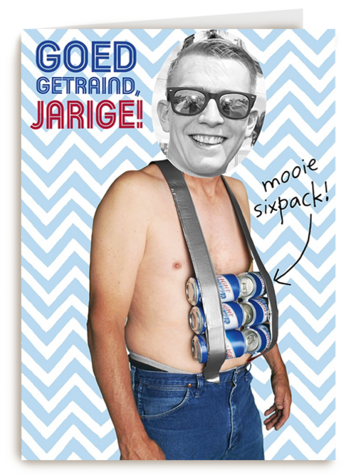 een mooie sixpack getraind