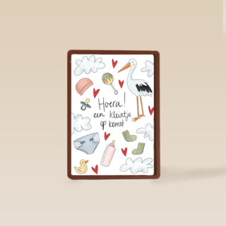 felicitatiekaart zwangerschap