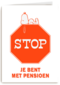 pensioen kaart snoopy stop