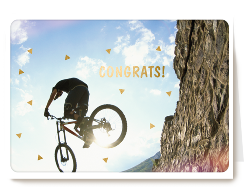 verjaardag kaart klassiek mountainbike