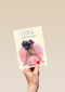 Op kamp kaart Cool hondje met donut