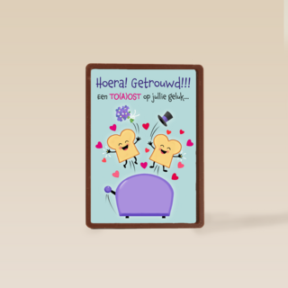 Toast op jullie huwelijk