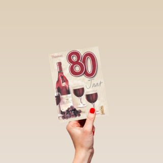 verjaardag leeftijden rode wijn 80