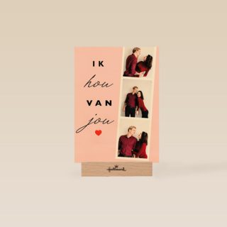 valentijnskaart foto ik hou van jou