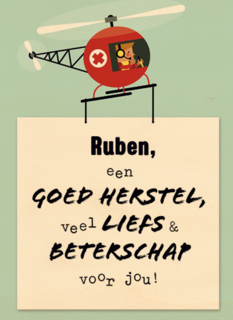 Hopelijk krik je gauw weer op