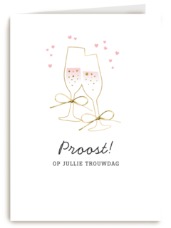 Proost op jullie trouwdag