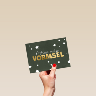 Proficiat vormsel groen