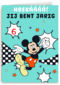 verjaardag kaart mickey mouse hoeraaaa jij bent jarig