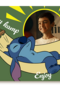 Stitch enjoy op kamp fotokaart