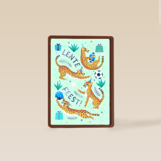 Lentefeest luipaard ballen