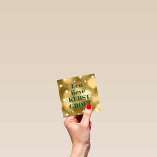 kerstkaart hip een lieve kerstgroet