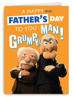 A happy fathers day grumpy man Muppets