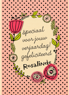 Verjaardagskaart tiener meisje Speciaal voor jouw verjaardag