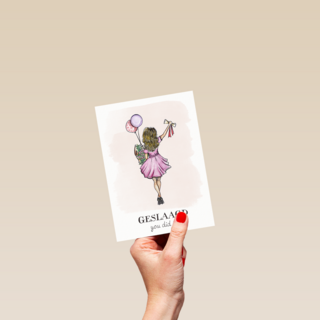 Geslaagd You Did It Vrouw