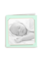 fotokaart baby groene rand