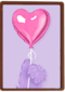 Hart Ballon Fluffy hand