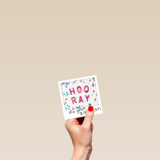 polaroid hoor ray its your birthday