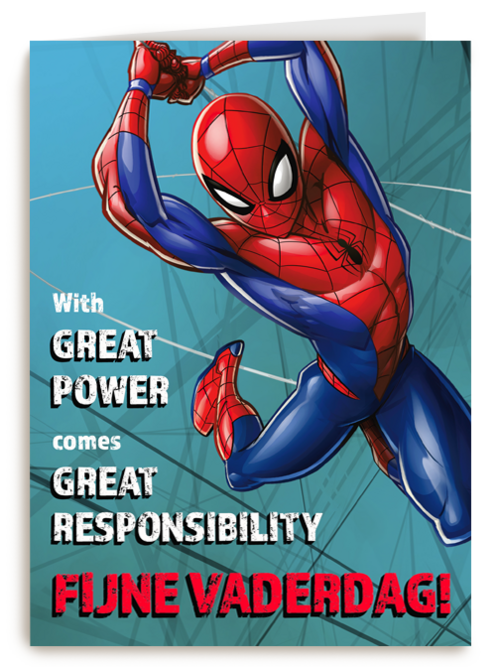 Vaderdagkaart great responsibility