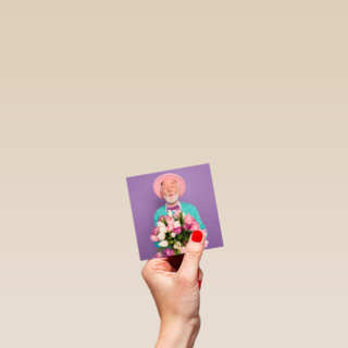 Een grote bos bloemen speciaal voor jou