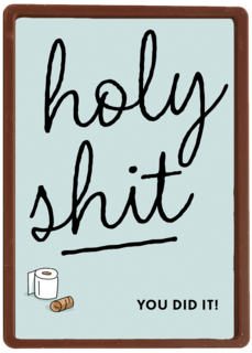 compliment kaart holy shit you did it