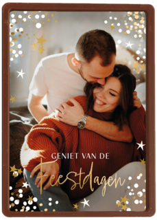 Geniet van de feestdagen foto kaart