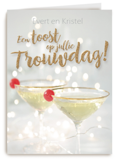 huwelijksjubileum een toost op jullie trouwdag