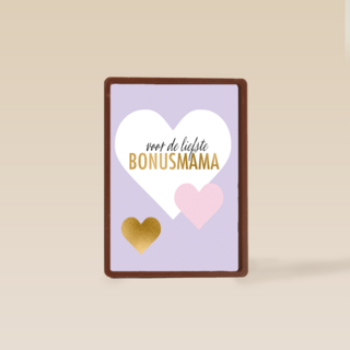 moederdag kaart stijlvol voor de liefste bonus mama