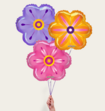 Ballonnentros Bloemen Multi