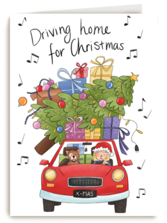 driving home for christmas auto kaart