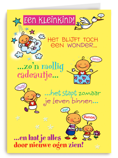 een kleinkind blijft een wonder