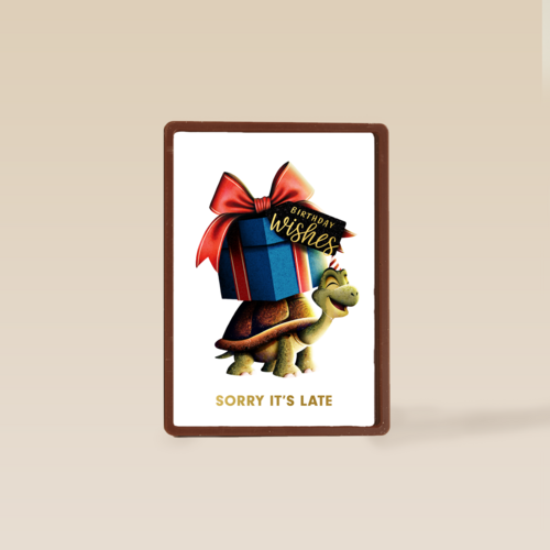 folio sorry its late turtle with present