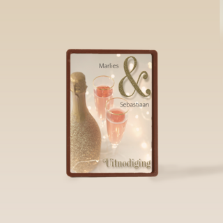 champagne uitnodiging