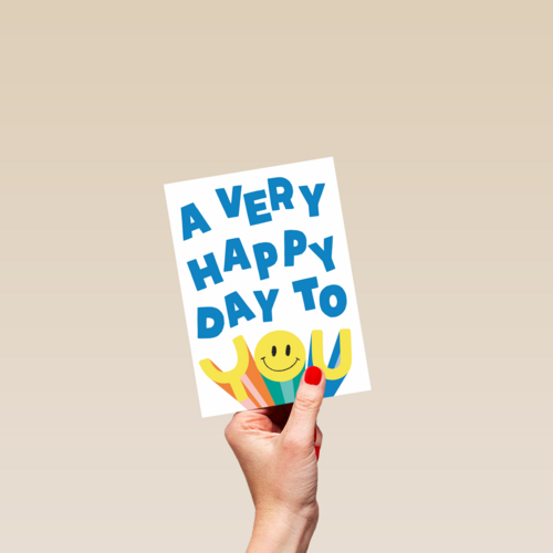 A very happy day to you