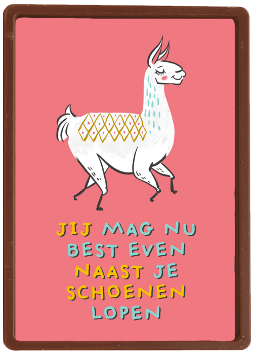 naast je lama schoenen lopen